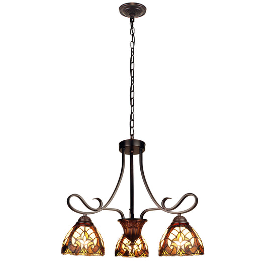 Chloe Stained Glass Mini Chandelier