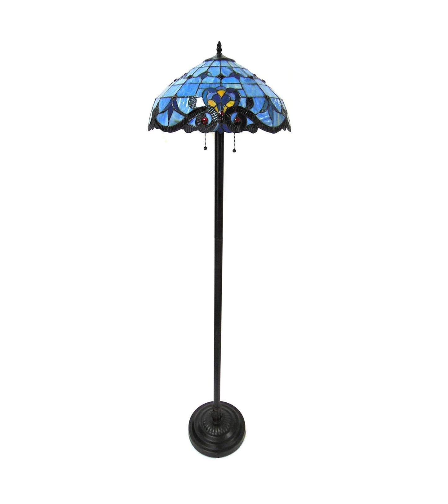 Chloe Stained Glass Floor Lamp