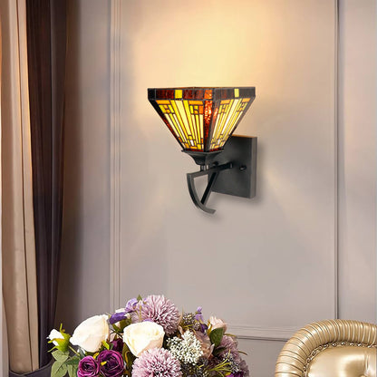 Chloe Stained Glass Wall Sconce