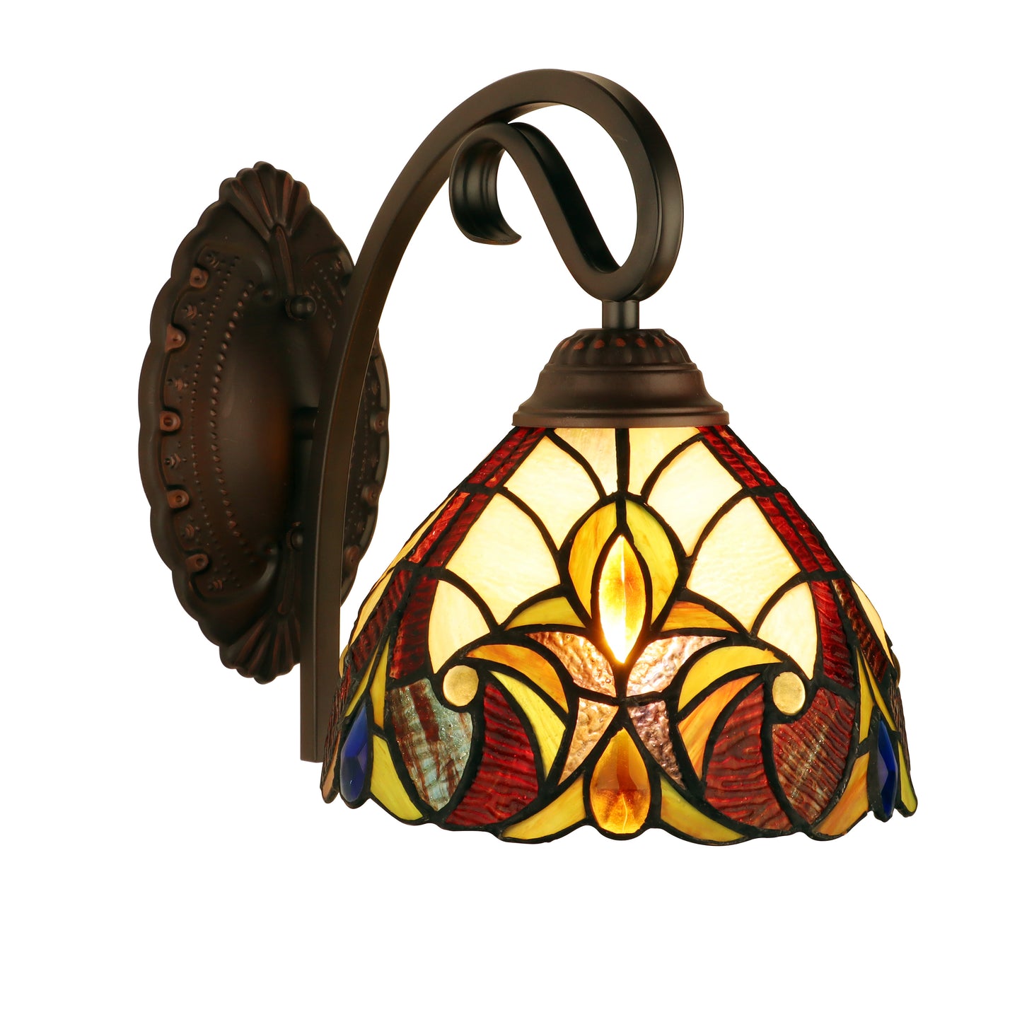 Chloe Stained Glass Wall Sconce