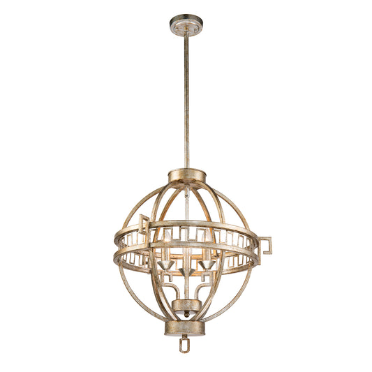 Lemuria3LightGeometricGlobeChandelier