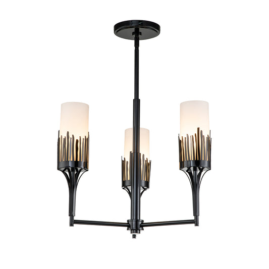 Sawgrass3LtChandelierinBlack