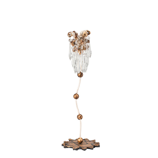 VenetianSmallWhimsicalWroughtIronCandlestickHolder