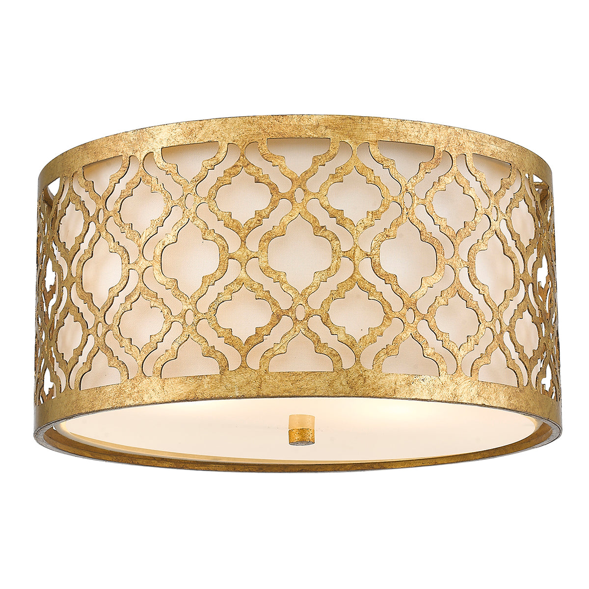 AntiquedGoldArabellaCeilingFlushmountceilingLightingFixture