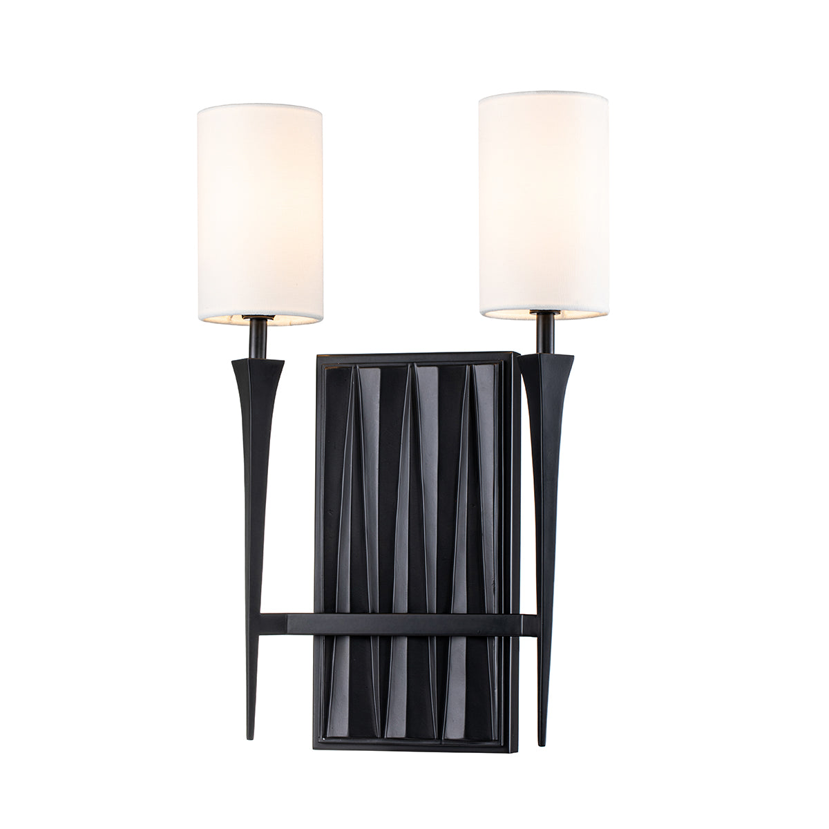 Crest2LightBlackSconce